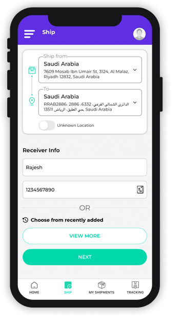 Add drop off location and receiver